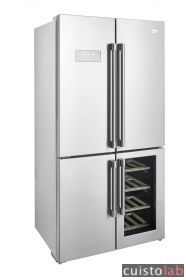 Beko associe une cave à vin à son réfrigérateur