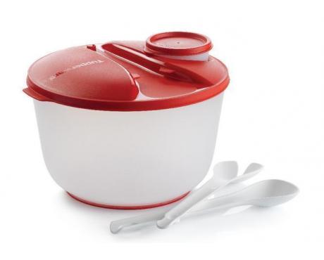 Boîte Tupperware Salade On The Go – Neuf – Idéal Pour Emporter – Avec Livret Recettes