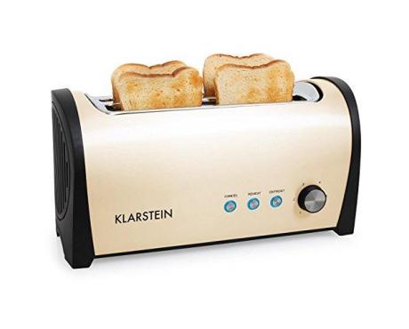 Avis Grille pain double fente allongée Klarstein Cambridge Arendo Grille pain automatique à fente allongée avec