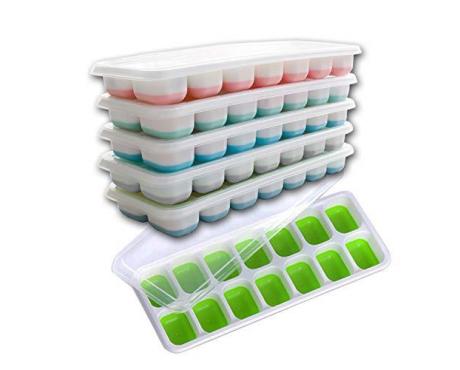 Bac à Glaçons | Bac De Congélation Facile à Démouler Avec Couvercles