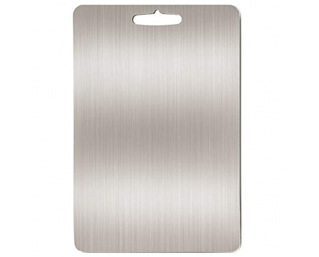 Titanium Cutting Board Acier Inoxydable 304, Planche A Decouper En Titane, Planche De à Decouper Inox Antibactérienne - Maison