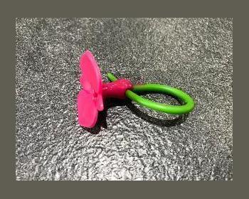 Marque verre silicone fleurs Trudeau