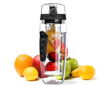 OMorc bouteille avec infuseur à fruits tritan sport 900ml