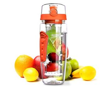 OMorc bouteille avec infuseur à fruits tritan sport 900ml