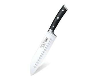 SHAN ZU Couteaux de Chef Santoku German Acier Inoxydable Couteaux de C