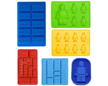 Bac à glaçons en silicone style Lego