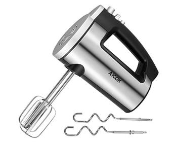 Mixeur Batteur Électrique Inox 6 Vitesses Aicok 300W