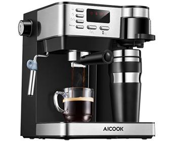 Cafetiere Aicook, cafetiere Italienne 3 in 1