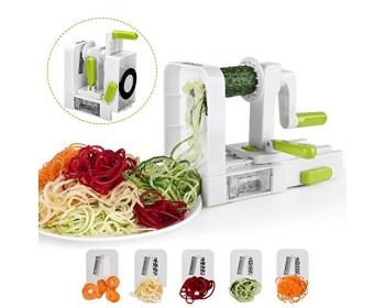 Spiralizer 5 lames coupe-légumes spirale Sedhoom