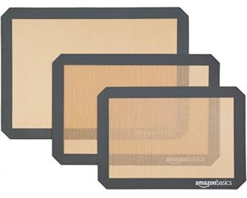 AmazonBasics lot de 2 tapis de cuisson en silicone