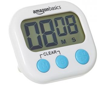Minuteur numérique de cuisine avec chronomètre de AmazonBasics 