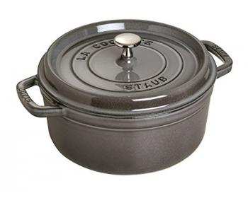 Cocotte ronde 1102818 Gris Graphite 28 cm de Staub