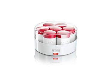 Yaourtière 3519 de Severin, 13W - 14 pots de 150 ml - blanc/rouge