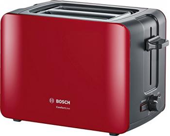 Grille-Pain compact Comfort Line Bosch TAT6A913, centrage du pain auto