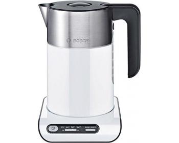 Bouilloire Styline TWK8611P 2400 W, 1,5 L, blanc/anthracite de Bosch