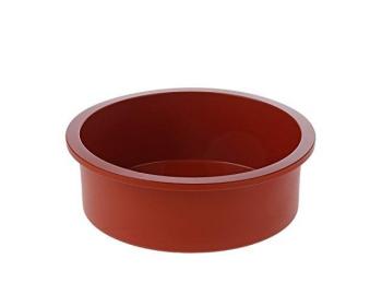 Moule de forme ronde 20.180.00.0060 SFT180 en silicone et terre cuite