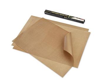 Lot de 3 papiers de cuisson (32 x 46 cm) réutilisables de la marque Go