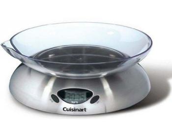 Cuisinart SCA5CE Balance de cuisine Electronique 5Kg 1g Ecran LCD Acie