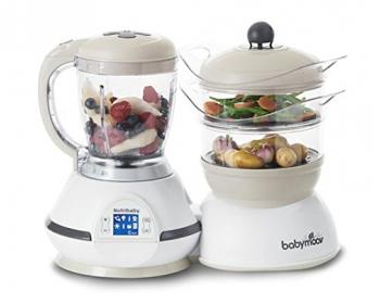 Babymoov Nutribaby Classic Cherry Robot Multifonctions 5 en 1 Cuiseur 