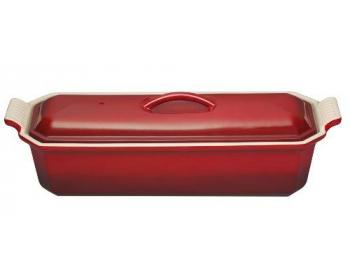 Le Creuset Terrine rectangulaire en céramique avec presse