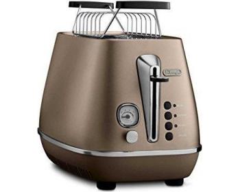 Delonghi Distinta Grille Pain, Bronze, 900 W