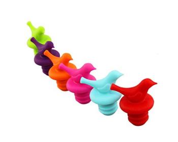 Bouchon de bouteille de vin Little Birds en silicone