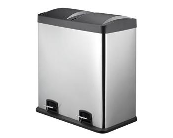 Poubelle recyclage double 48L