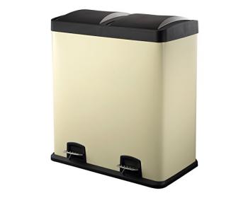 Poubelle recyclage double 48L