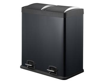 Poubelle recyclage double 48L