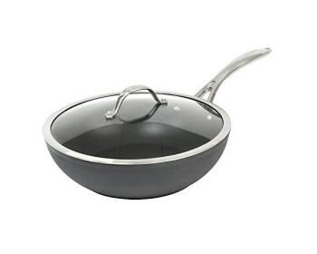 Wok Professional antiadhésif en aluminium anodisé