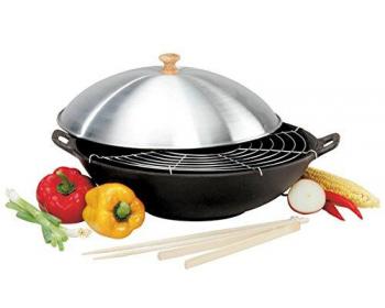 Wok en fonte 382860 de 36 cm