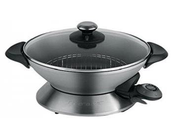 Wok électrique Inox 6 L 2200 W