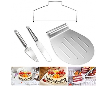 Set d'ustensiles à gâteaux avec spatules, pelle et découpe gâteau