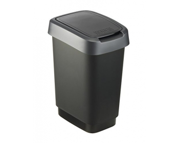 Poubelle Twist 7543005 avec couvercle deux positions
