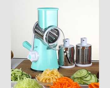 Mandoline trancheuse à légumes avec 3 lames cylindriques