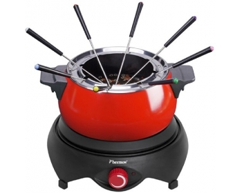 Service à fondue rouge DFD20R - 8 Personnes 1500 W