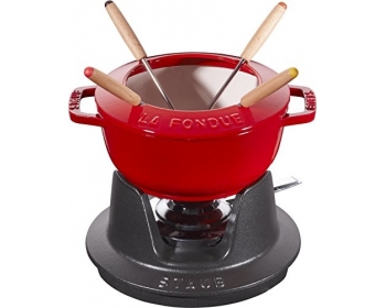 Service à fondue en fonte 40511-973-0 - Cerise - 16 cm