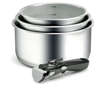 Set de casseroles 191199 en Inox - 4 pièces - tous feux 