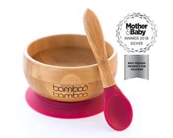 Ensemble bol pour bébé avec ventouse et cuillère assortie