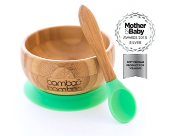 Ensemble bol pour bébé avec ventouse et cuillère assortie