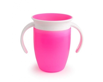 Tasse d'apprentissage Miracle 360° - rose - 207 ml