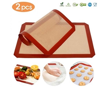 Tapis de cuisson en silicone, 2 pièces