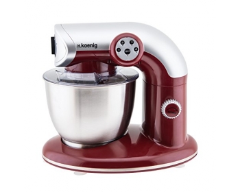 H.Koenig KM80 robot pétrin multifonctions Silver 1000 W
