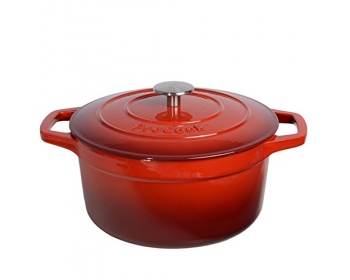 Cocotte en fonte émaillée compatible induction