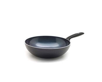 Wok Torino CC001695-001 en aluminium 3,6 L Noir