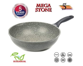 Wok en pierre granité Korea, aluminium anti-adhéf, 28 cm