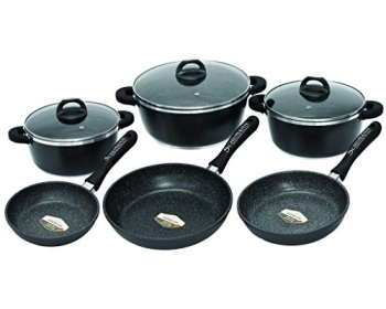 Batterie de cuisine SBA2201400 Black Rock - Lot de 14, 15 et 27 pièces