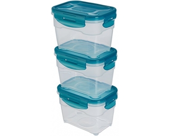 Lot de 3 boîtes de conservation hermétiques