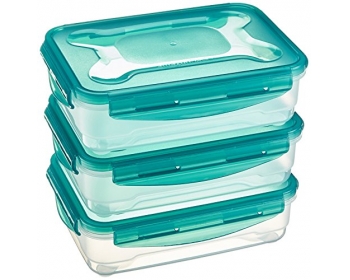 Lot de 3 boîtes de conservation hermétiques