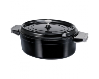 Cocotte ovale Cook On 13392274 + couvercle en fonte d'aluminium